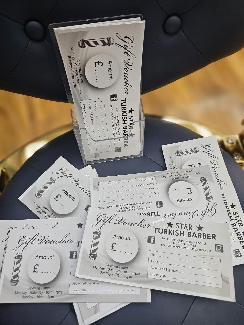 Star Turkish Barber gift vouchers
